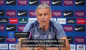 PSG - Luis Enrique : “Continuer à marquer l’histoire en gagnant une 2ème LDC de suite”