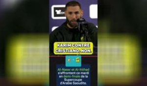 Al-Ittihad - Benzema : “CR7 ? Une légende du football, mais demain ce n’est pas Karim contre Cristiano”