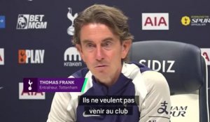 Tottenham - Eze à Arsenal, Frank : “Je ne veux pas de joueurs qui ne veulent pas venir ici”