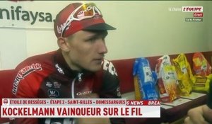 Kockelmann, vainqueur de la 2e étape de l'Etoile de Bessèges : «J'étais un peu choqué» - Cyclisme - Etoile de Bessèges