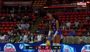 Le replay de France - Brésil (set 3) - Volley - Mondial (F)