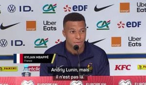 France - Mbappé : “Mon joueur préféré en Ukraine ? Andriy Lunin, mais il n’est pas là !”