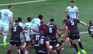 TOP 14 - Essai de Dylan CRETIN (LOU) - LOU Rugby - Racing 92