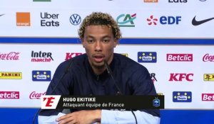 Ekitike : « Presnel (Kimpembe), un super gars » - Foot - Bleus - PSG
