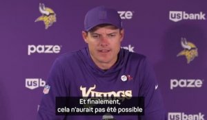Vikings - O'Connell : “Cela n'aurait pas été possible sans J.J. McCarthy”
