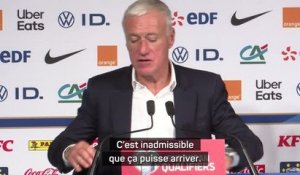 Bleus - Deschamps sur les sifflets à l'encontre de Rabiot : "C’est inadmissible"