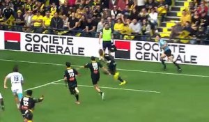 TOP 14 - Essai de Suliasi VUNIVALU (SR) - Stade Rochelais - ASM Clermont