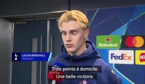 Tottenham - Bergvall : “Le rêve de tout enfant de jouer la Ligue des champions”