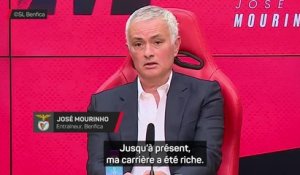 Benfica - Mourinho : "Mon niveau, c'est de coacher les meilleurs clubs du monde"