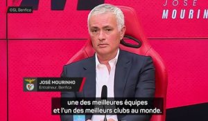 Mourinho : « Mon niveau, c'est de coacher les meilleurs clubs du monde » - Foot - Liga Portugal