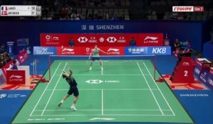 Alex Lanier s'incline face à Anders Antonsen en quart de finale - Badminton - Masters de Chine