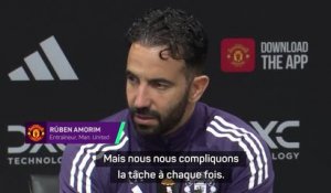 Man. United - Amorim : “C’est mérité, mais nous nous compliquons la tâche à chaque fois...”