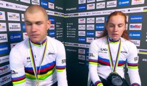 Cyclisme - Championnats du Monde UCI Kigali 2025 - Luke Plapp et Felicity Wilson-Haffenden : "On va bien fêter ça ce soir !"