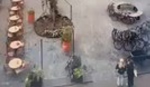 Incidents entre supporters de l’OL et d’Utrecht - Foot - Ligue Europa