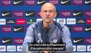 PSG - Luis Enrique : "On ne méritait pas de perdre contre l'OM"