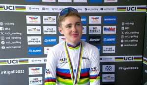 Championnats du Monde UCI Kigali 2025 - Lorenzo Finn champion du monde en U23 : "Gagner à nouveau... c'est surréaliste"