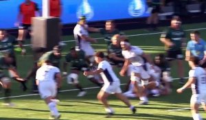 TOP 14 - Essai de Wilfrid HOUNKPATIN (MHR) - US Montauban - Montpellier Hérault Rugby