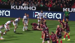 TOP 14 - Essai de Théo NTAMACK 2 (ST) - Stade Toulousain - Castres Olympique