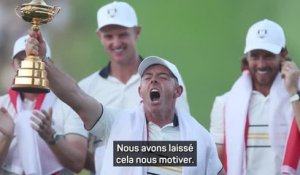 Ryder Cup - McIlroy : "Beaucoup de gens pensaient que nous ne pouvions pas le faire"
