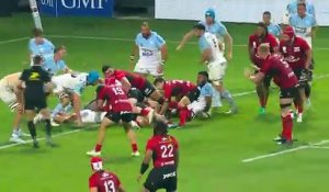 TOP 14 - Essai de Ma'a NONU (RCT) - Aviron Bayonnais - RC Toulon