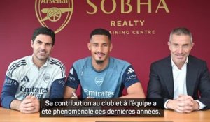 Arsenal - Arteta heureux après la prolongation de Saliba : "C'est une grande nouvelle !"