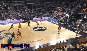 L'Asvel craque en fin de match contre Valence - Basket - Euroligue (H)