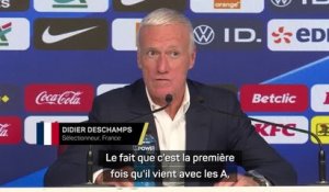 Bleus - Deschamps : “Partout où il est passé, Mateta a cette capacité à marquer des buts”