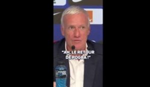 Bleus - Deschamps : "Pogba ? Déjà franchir l'étape de redevenir un acteur du football"