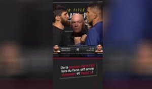 UFC 320 - De la tension dans l'air entre Ankalaev et Pereira au face-off !