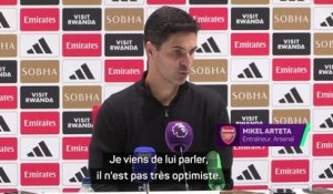 Arsenal - Arteta : "Odegaard ? On va attendre de voir l'étendue de la blessure"