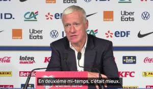 France - Deschamps : "Ça ronronnait beaucoup trop"