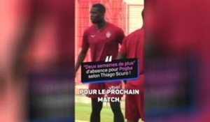 Monaco - Scuro évoque "au moins deux semaines de plus" d'absence pour Pogba