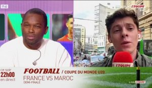 Amaury Lhermitte évoque la demi-finale de la Coupe du monde U20 entre la France et le Maroc - Foot - Coupe du monde U20