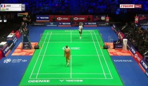 Le replay du quart de finale d'Alex Lanier - Badminton - Open du Danemark