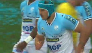 TOP 14 - Essai de Esteban CAPILLA (AB) - Aviron Bayonnais - ASM Clermont