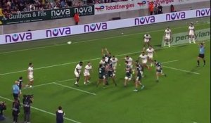 TOP 14 - Essai de Jimi MAXIMIN (SP) - Section Paloise - Stade Toulousain