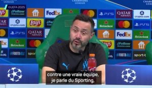 Marseille - De Zerbi : "Une étape importante face au Sporting"