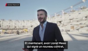 Inter Miami - Beckham : "Cette prolongation de Messi en dit long sur le club"