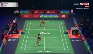 Le replay de la demi-finale de Christo Popov - Badminton