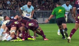 TOP 14 - Essai de Damian PENAUD 2 (UBB) - Union Bordeaux-Bègles - Aviron Bayonnais
