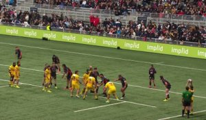 TOP 14 - Essai de Quentin LESPIAUCQ (SR) - LOU Rugby - Stade Rochelais
