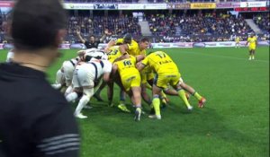 TOP 14 - Essai de Pio MUARUA (ASM) - ASM Clermont - Castres Olympique