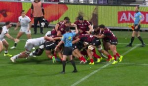 TOP 14 - Essai de Juan Cruz MALLIA 3 (ST) - Stade Toulousain - RC Toulon