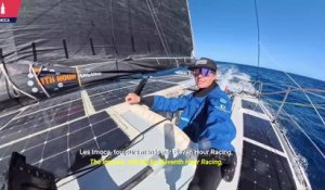 Tom Laperche et Franck Cammas leaders de la Transat Café L'Or en Ultim - Voile - Transat Café L'Or