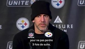 Steelers - Rodgers fier de la réaction de son équipe