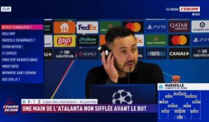 « Nous ne sommes pas chanceux », Roberto de Zerbi (OM) perplexe après l’action litigieuse contre l’Atalanta - Foot - Ligue des champions - OM