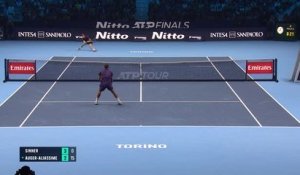 ATP Finals - Après un premier set serré, Sinner déroule face à Auger-Aliassime