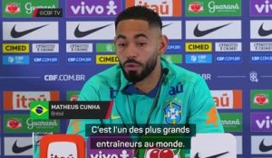 Brésil - Cunha : “Ancelotti est l’un des plus grands entraîneurs au monde”