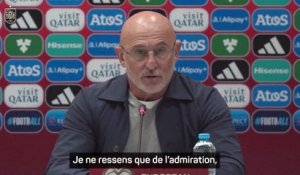 De la Fuente fier de son équipe invaincue depuis 30 matches - Foot - Qualif. Coupe du monde