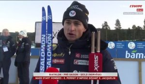 « Une petite fierté personnelle » : Eric Perrot en confiance après sa victoire dans la mass-start de Geilo - Biathlon - Pré-saison - Geilo